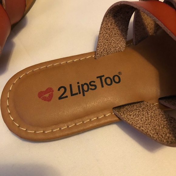 DONATED 2 Lips Too Slide In Sandals - Picture 5 of 16